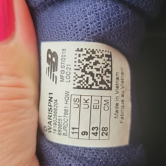 New Balance Fresh Foam Navy Blue Running Shoes Size 11 - Picture 3 of 8